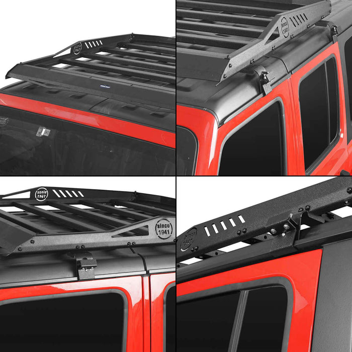 4-Door Hard Top Roof Rack & Tubular Half Doors(20-23 Jeep Gladiator JT)-LandShaker