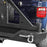 SINGLE ACTION Rear Bumper w/Tire Carrier & Receiver Hitch(97-06 Jeep Wrangler TJ)-LandShaker