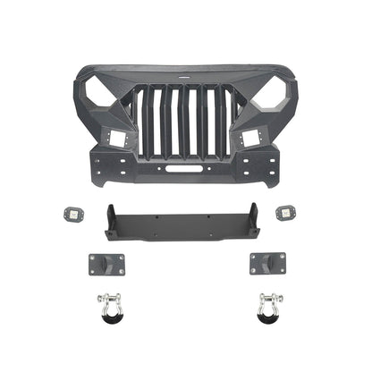 Mad Max Front Bumper & Rear Bumper w/Tire Carrier(18-25 Jeep Wrangler JL)-LandShaker
