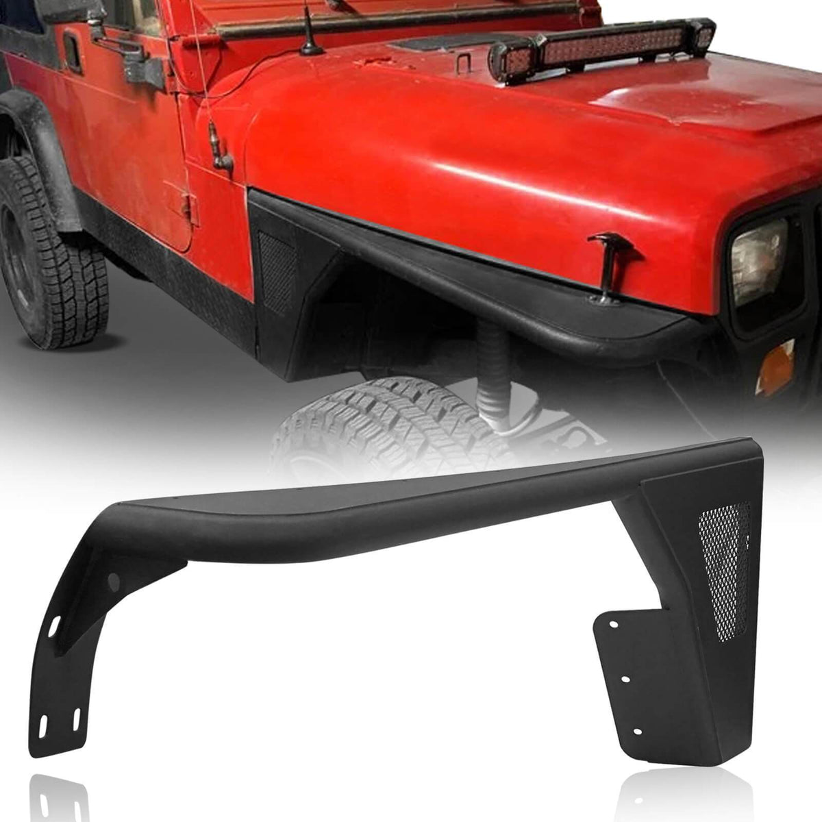 Jeep YJ Front Fender Flares for 19871995 Jeep Wrangler YJ LandShaker 4x4