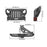 Mad Max Front Bumper & Rear Bumper w/Tire Carrier(18-22 Jeep Wrangler JL 4 Door)-LandShaker