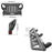Full Width Front Bumper with Mad Max Grill & Side Steps(18-23 Jeep Wrangler JL 4 Door)-LandShaker