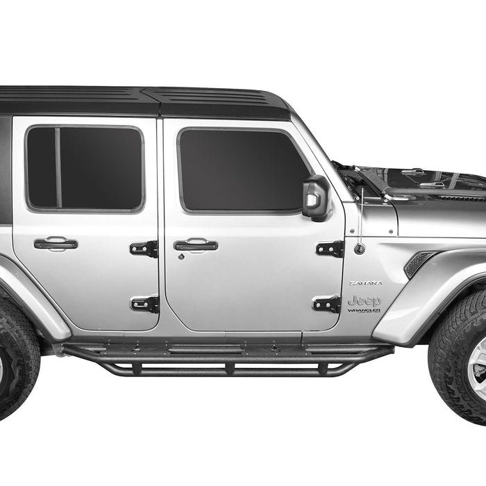 Mad Max Front Bumper Grill & Tube Side Steps(18-23 Jeep Wrangler JL 4 Door)-LandShaker