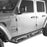 Mad Max Front Bumper Grill & Tube Side Steps(18-23 Jeep Wrangler JL 4 Door)-LandShaker