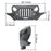 Mad Max Front Bumper w/Wings & Windshield Frame Cover(18-22 Jeep Wrangler JL & Gladiator JT(Excluding Mojave))-LandShaker