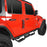 Mid Width Front Bumper & Side Steps(18-23 Jeep Wrangler JL 4 Door)-LandShaker