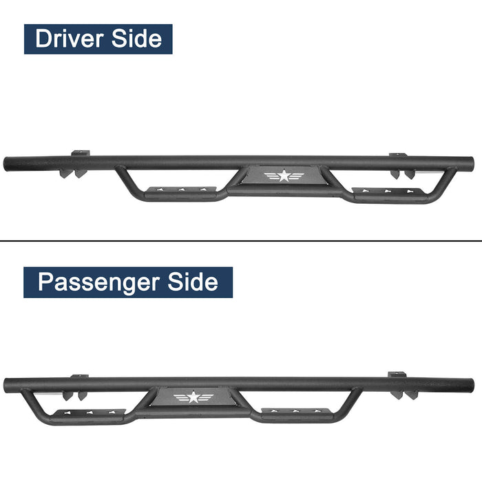 Mid Width Front Bumper & Side Steps(18-23 Jeep Wrangler JL 4 Door)-LandShaker