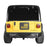 Different Trail Rear Bumper w/2Inch Hitch Receiver & 2 x 18W LED Accent Lights(87-06 Jeep Wrangler TJ YJ)-LandShaker