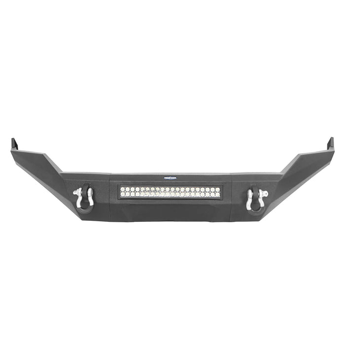 Discoverer Full-Width Front Bumper w/LED Light Bar (13-18 Ram 1500, Excluding Rebel)-LandShaker