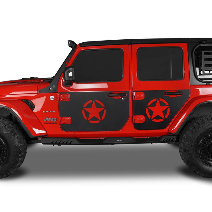 Reaper Side Steps Rock Sliders Running Boards(18-22 Jeep Wrangler JL 4-Door)-LandShaker