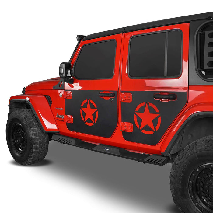 Reaper Side Steps Rock Sliders Running Boards(18-22 Jeep Wrangler JL 4-Door)-LandShaker