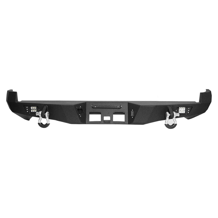 Rear Bumper w/License Plate Mounting Bracket for 2005-2015 Toyota Tacoma Gen 2  - LandShaker 4x4 b4014-6