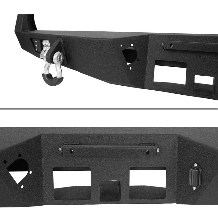 Rear Bumper w/License Plate Mounting Bracket for 2005-2015 Toyota Tacoma Gen 2  - LandShaker 4x4 b4014-9