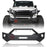 Rock Crawler Stubby Front Bumper & Different Trail Rear Bumper w/Tire Carrier Combo(07-18 Jeep Wrangler JK JKU)-LandShaker