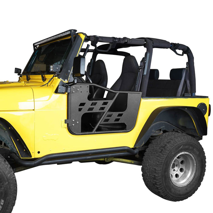 Rock Crawler Tubular Door Guards(97-06 Jeep Wrangler TJ)-LandShaker