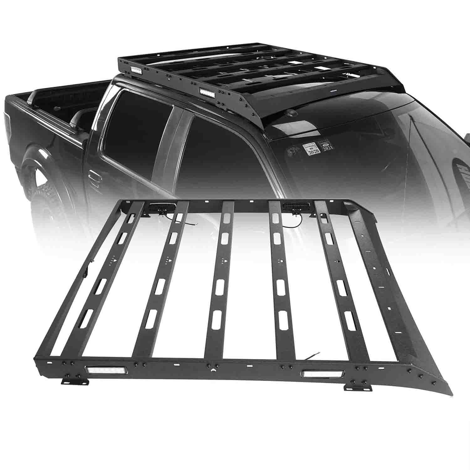 2014 Raptor With Rack Ford F-150 Roof Rack for 2009-2014 Ford Raptor & F-150 SuperCrew ...