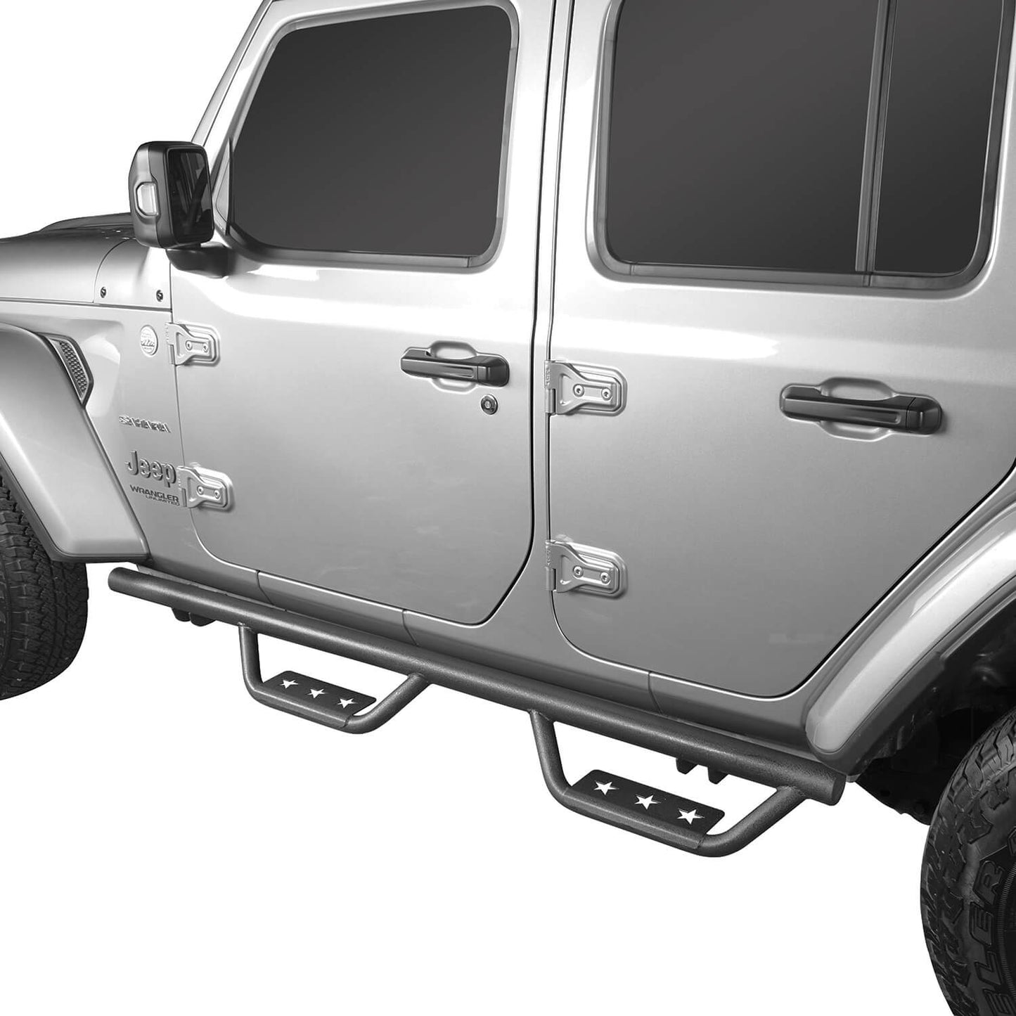 Side Steps Running Boards(18-25 Jeep Wrangler JL 4 Door)-LandShaker
