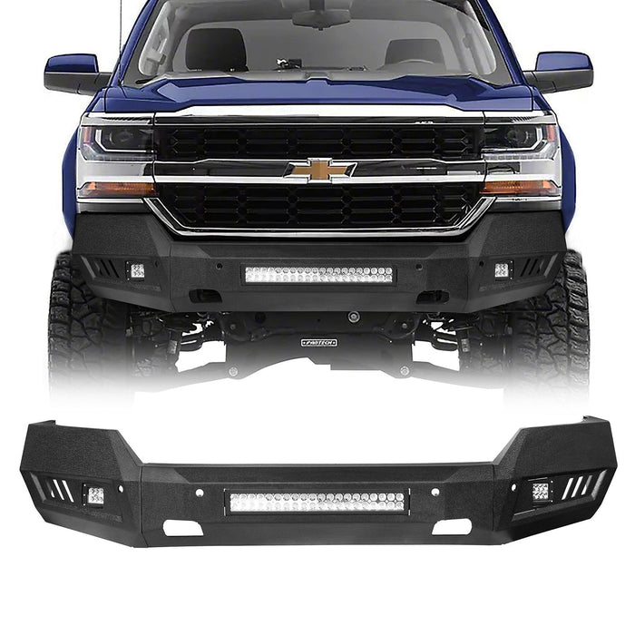 Chevrolet Front Bumper & Rear Bumper Combo(16-18 Chevy Silverado 1500)-LandShaker