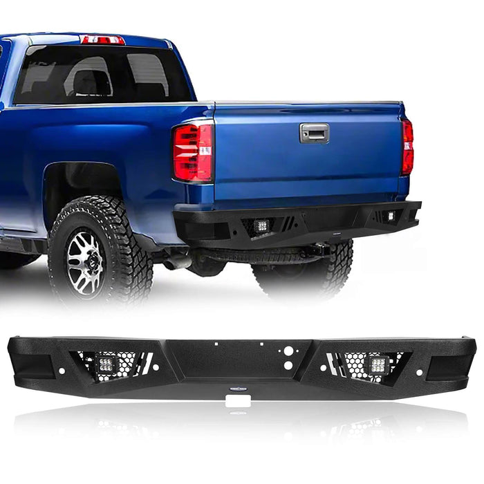 Chevrolet Front Bumper & Rear Bumper Combo(16-18 Chevy Silverado 1500)-LandShaker