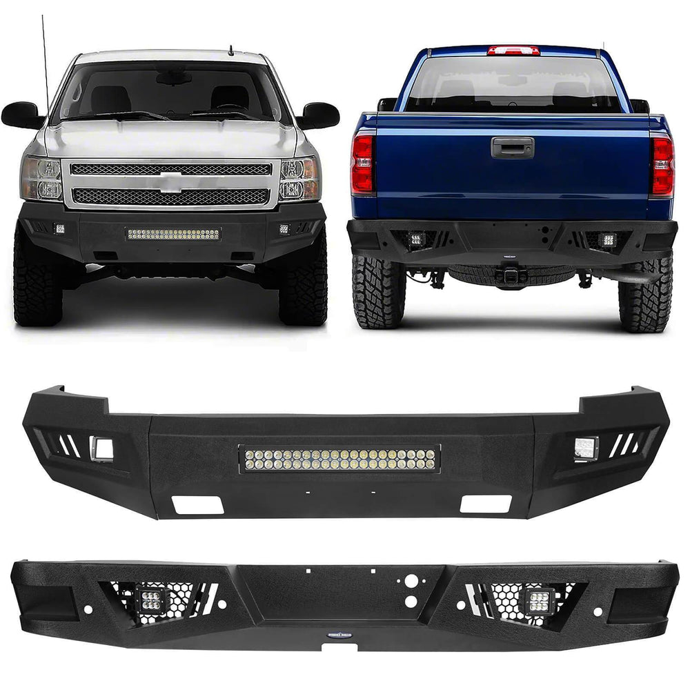 Silverado Front Bumper & Rear Bumper(07-13 Chevy Silverado 1500)-LandShaker