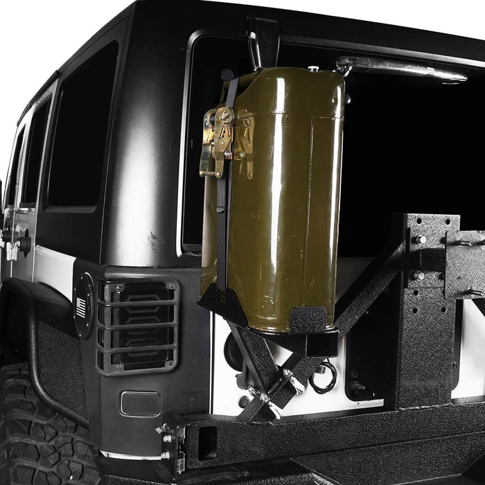 5.3 Gallon Spare Tire Jerry Can Holder(07-18 Jeep Wrangler JK)-LandShaker