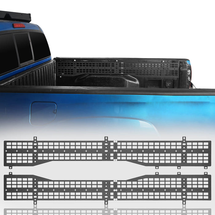 Hooke Road® Tacoma 6' Length Bed Side MOLLE Panel System Cargo Storage Organizer for 2005-2015 Toyota Tacoma  bxg4017 2