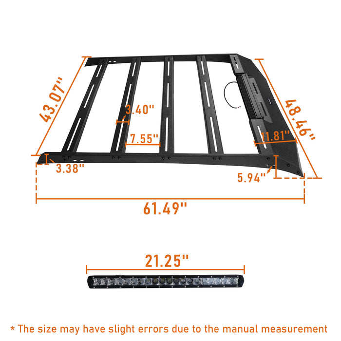 Toyota Tacoma Roof Rack Double Cab for Toyota Tacoma Gen 2/3 - LandShaker 4x4 b4020-8