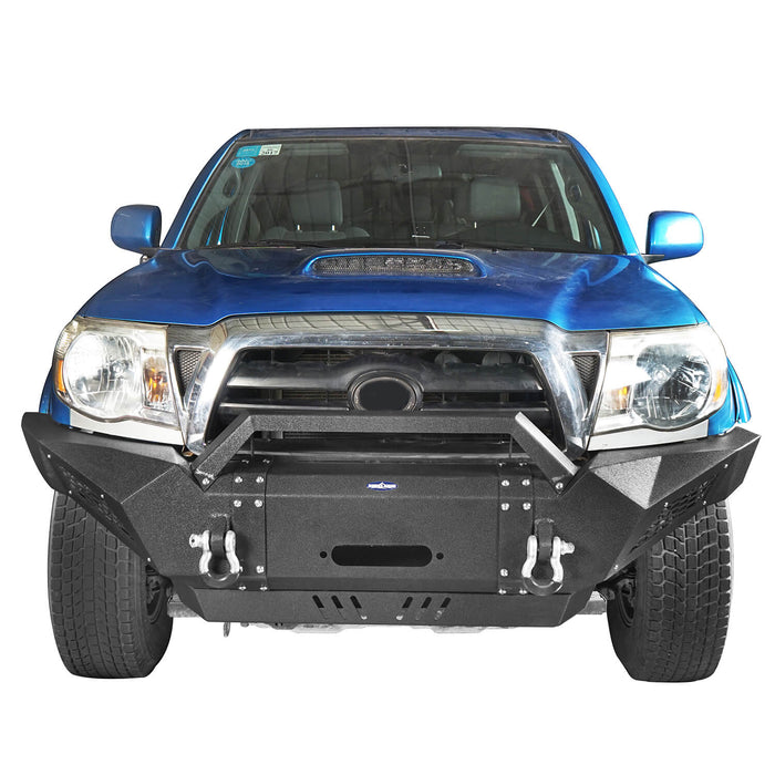 Toyota Tacoma Front Bumper w/Winch Plate for 2005-2011 Toyota Tacoma - LandShaker 4x4 b4001-5