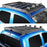 Roof Rack w/LED Lights Support Shark Fin Antenna(05-22 Toyota Tacoma 4 Doors Double Cab Gen 2/3)-LandShaker