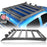 Roof Rack w/LED Lights Support Shark Fin Antenna(05-22 Toyota Tacoma 4 Doors Double Cab Gen 2/3)-LandShaker