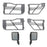 4 Door Tubular Door Guards Rock Crawler w/Side Mirrors(20-23 Jeep Gladiator JT)-LandShaker