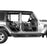 Tubular Door & Rock Crawler Door Storage(20-23 Jeep Gladiator JT & 18-23 Jeep Wrangler JL)-LandShaker