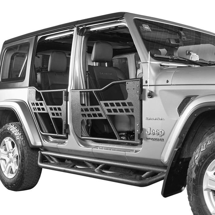 Tubular Door & Rock Crawler Door Storage(20-24 Jeep Gladiator JT & 18-24 Jeep Wrangler JL)-LandShaker