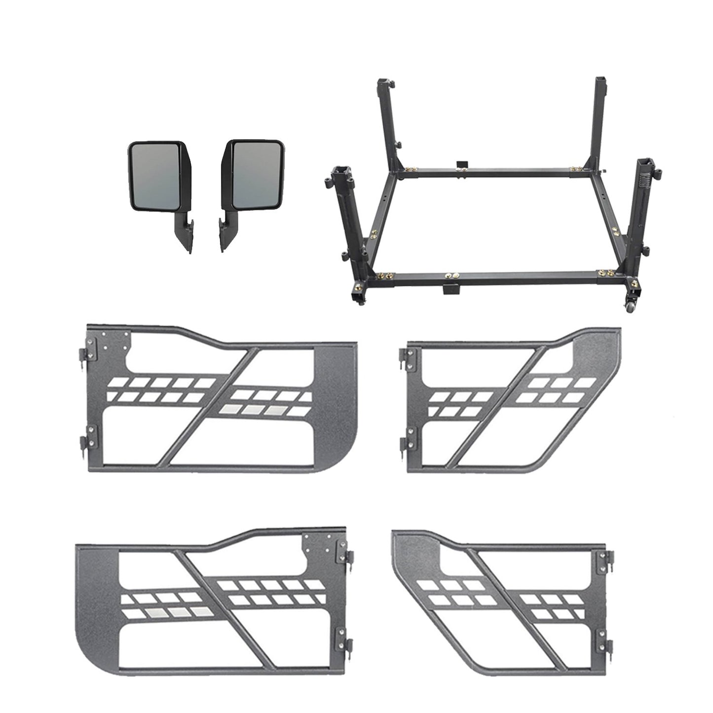 Tubular Door / Side Mirrors / Door Storage(20-25 Jeep Gladiator JT)-LandShaker