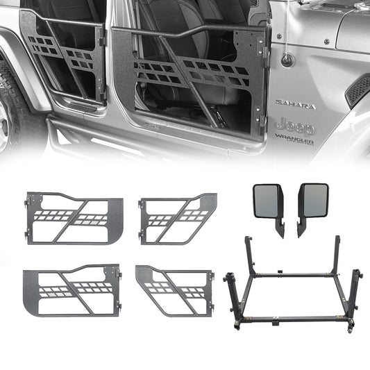Tubular Door / Side Mirrors / Door Storage(18-25 Jeep Wrangler JL)-LandShaker