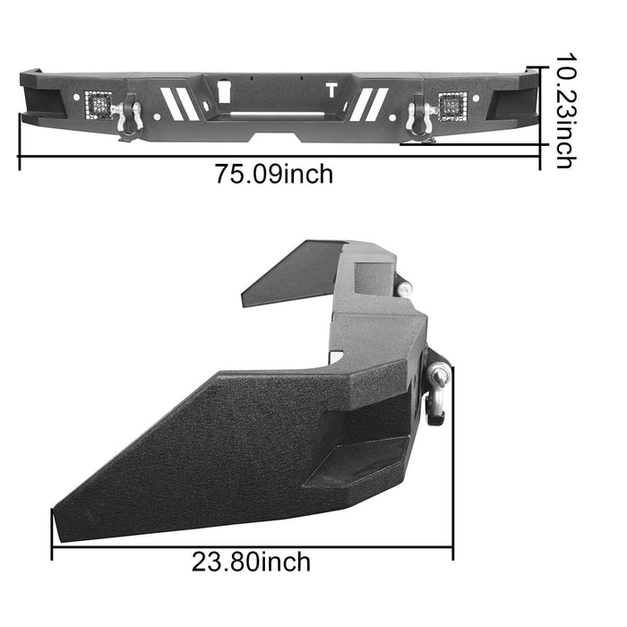 Front Bumper & Back Bumper for 2014-2021 Toyota Tundra b5000+b5002 17