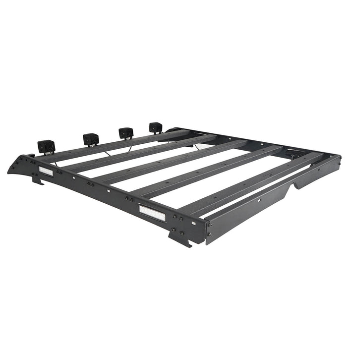 Hooke Road Tundra Roof Rack With Lights for 2007-2013 Toyota Tundra Crewmax Tundra Luggage Rack u-Box Offroad BXG5202 10