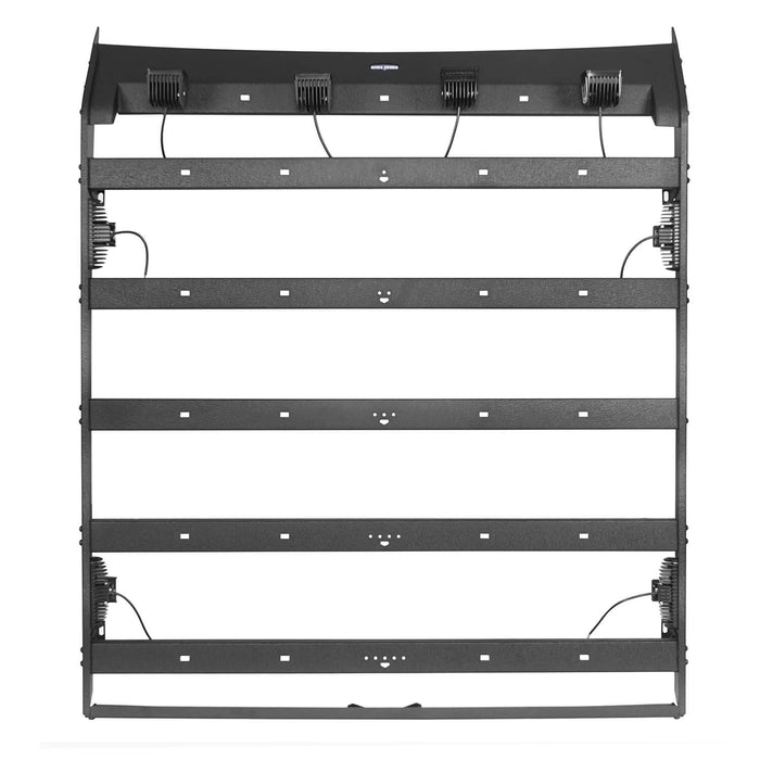 Hooke Road Tundra Roof Rack With Lights for 2007-2013 Toyota Tundra Crewmax Tundra Luggage Rack u-Box Offroad BXG5202 11
