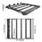 Hooke Road Tundra Roof Rack With Lights for 2007-2013 Toyota Tundra Crewmax Tundra Luggage Rack u-Box Offroad BXG5202 12