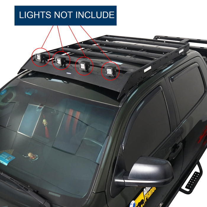 Tundra Roof Rack With Lights for 2007-2013 Toyota Tundra Crewmax b5202 2