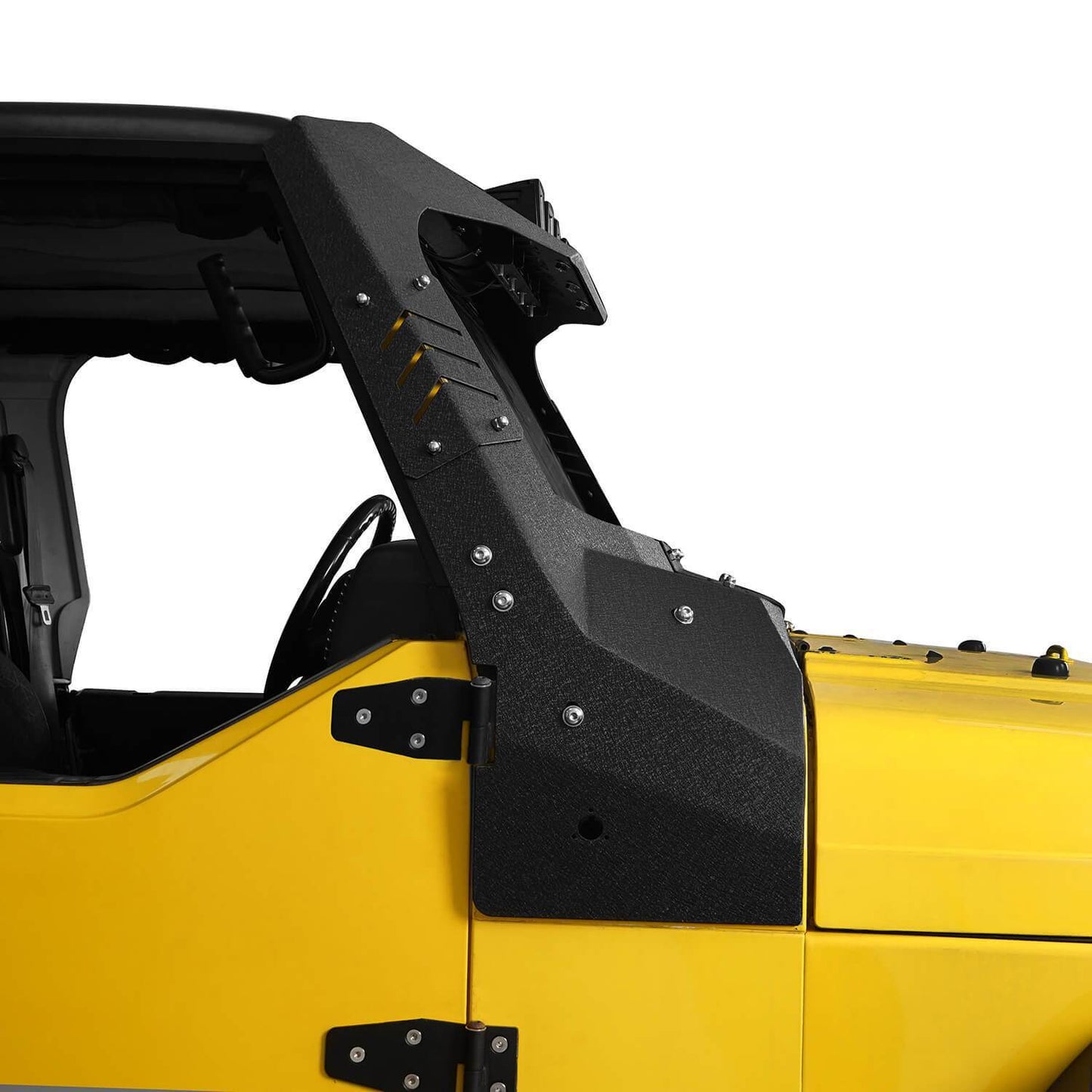 Windshield Frame Cover Visor Cowl Armor w/Lights(97-06 Jeep Wrangler TJ)-LandShaker