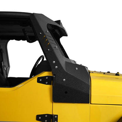 Windshield Frame Cover Visor Cowl Armor w/Lights(97-06 Jeep Wrangler TJ)-LandShaker