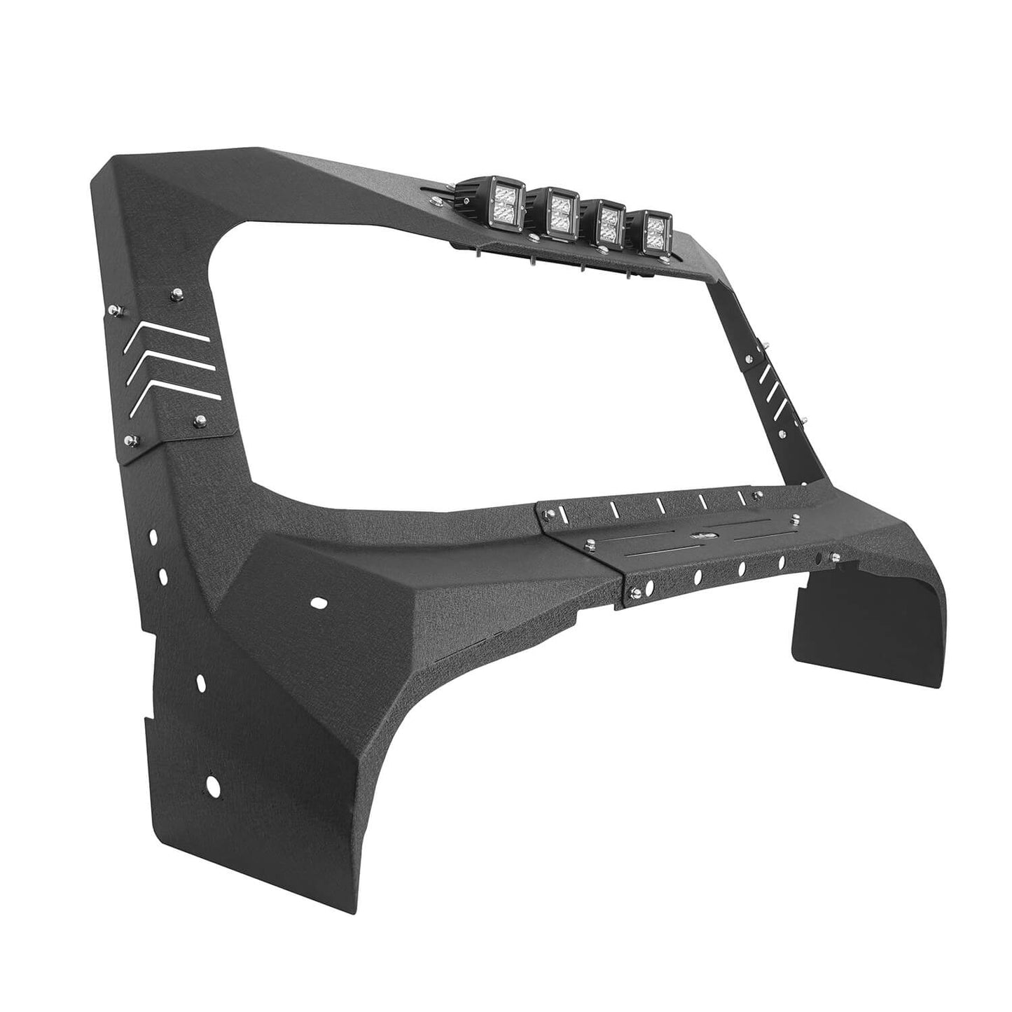 Windshield Frame Cover Visor Cowl Armor w/Lights(97-06 Jeep Wrangler TJ)-LandShaker