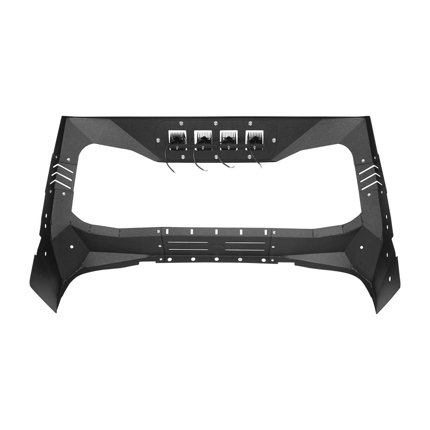 Windshield Frame Cover Visor Cowl Armor w/Lights(97-06 Jeep Wrangler TJ)-LandShaker